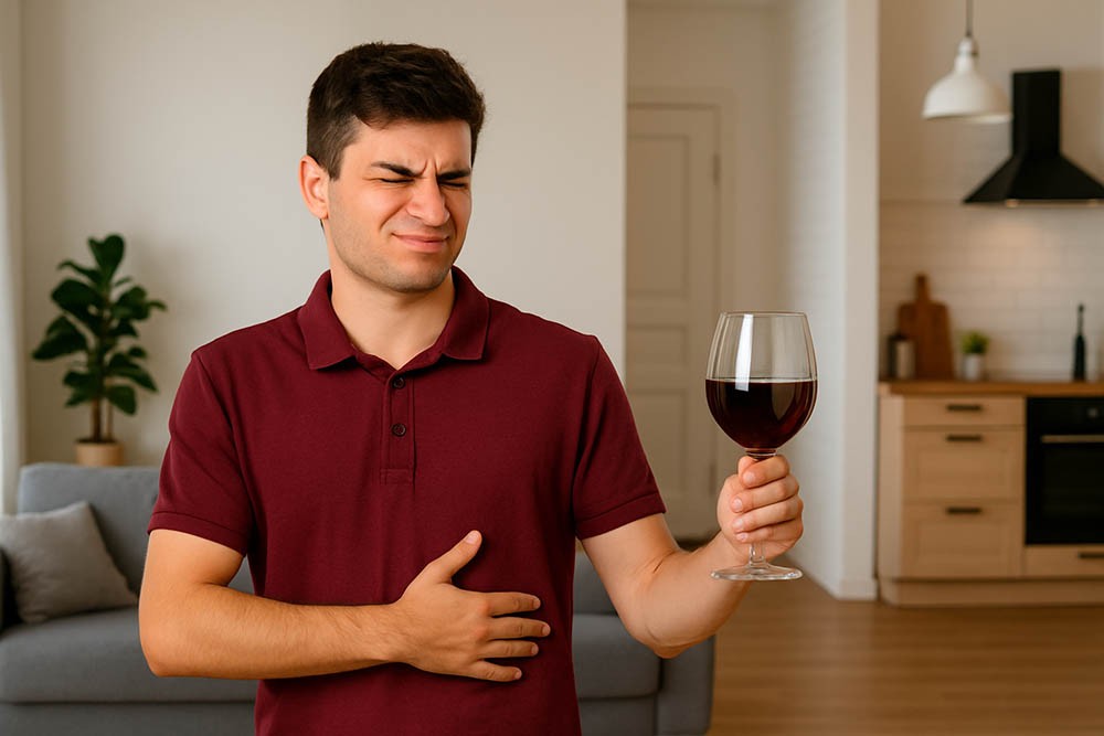 после алкоголя боли в животе