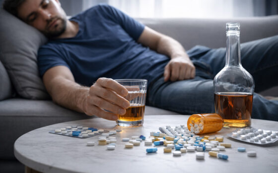 Алкоголь и снотворное