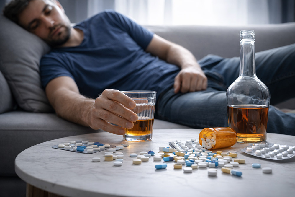 Алкоголь и снотворное