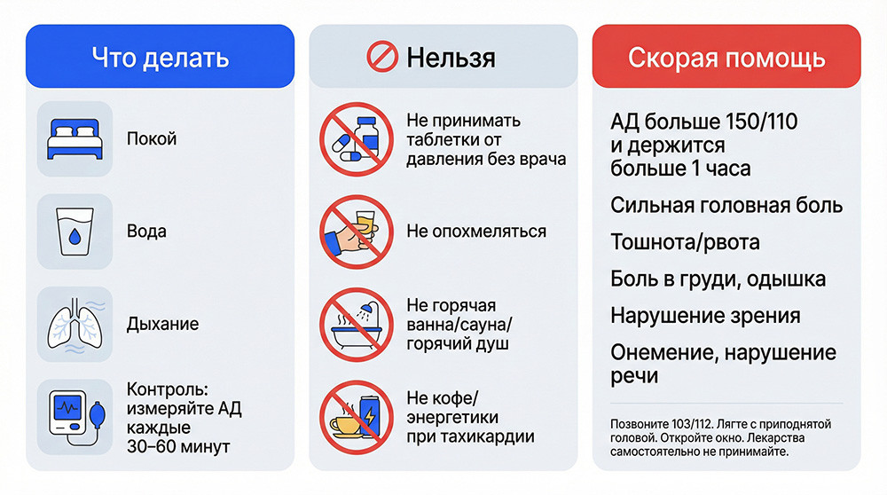 высокое давление после алкоголя