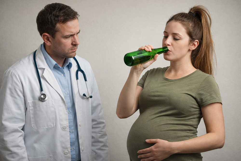 Употребление алкоголя во время беременности