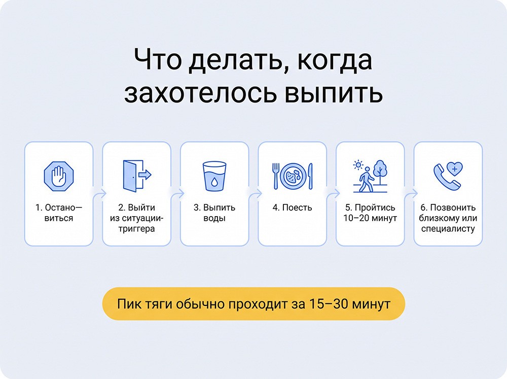 Что делать, когда захотелось выпить